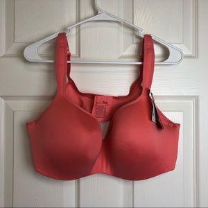 Olga Balconette Underwire Bra, Coral Caliente, 44C